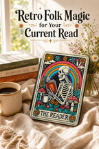 Kindle Paperwhite Case – Artistic Skeleton Skull Reader Gift