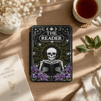 Gothic Kindle Paperwhite Case – Skeleton Reader Magnetic Hand Strap