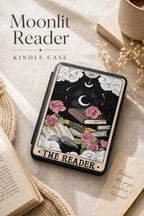 Kindle Paperwhite Case – Tarot Reader Celestial Moon Design